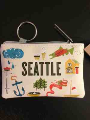 Starbucks Seattle limited Zipper Pouch With Free Summer Stickers - Sold on eBay Jul, 12th 2019 for $15.00