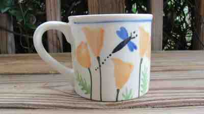 Starbucks Barista Hartstone 3¾  Coffee Mug Flowers Bugs - Sold on eBay Nov, 2nd 2019 for $19.99