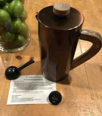 Starbucks Copper And Stainless French Press with Walnut Handle - Sold on eBay Nov, 2nd 2019 for $29.99