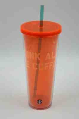 Starbucks Orange Drink All The Coffee 24 oz. Venti Tumbler NEW - Sold on eBay Nov, 2nd 2019 for $19.99