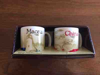 Starbucks Global Icon Demitasse Set Cup Mug - Macau and China - New NIB - Sold on eBay Nov, 2nd 2019 for $28.99