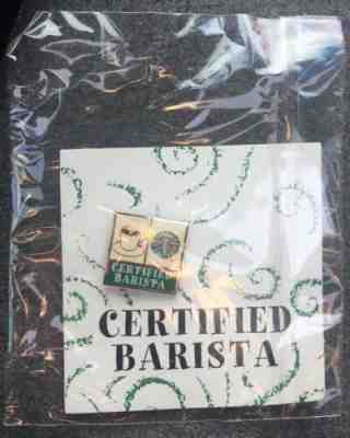 NEW 2003 STARBUCKS COFFEE MUG AWARD CUP PIN LOGO CERTIFIED BARISTA APRON - Sold on eBay Nov, 2nd 2019 for $22.99