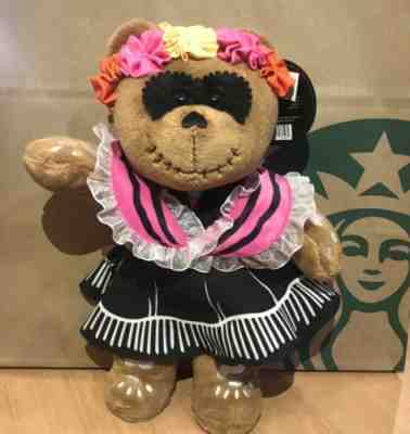 Bearista Bear Starbucks Day of the Dead Dia De Los Muertos Mexico 2019 Limited - Sold on eBay Nov, 2nd 2019 for $49.99