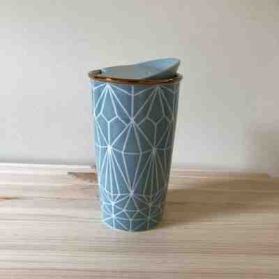 NEW Starbucks Ceramic Travel Tumbler Mug 12oz Capacity - Sold on eBay Nov, 2nd 2019 for $25.00