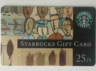 Starbucks Card Poland Old Logo 25ZL Unique  - Sold on eBay Nov, 2nd 2019 for $70.00