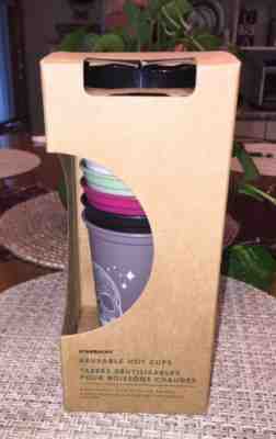 New Starbucks 2019 Halloween 6 Pack Reusable Hot Cups w/Lids 16oz - Sold on eBay Nov, 2nd 2019 for $20.50