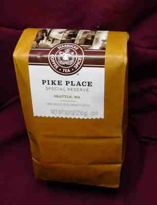 Starbucks Coffee 8.8oz Whole Bean Reserve Only@1st Store Pike Place Exclusive - Sold on eBay Nov, 2nd 2019 for $18.66