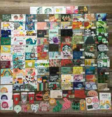 115+ STARBUCKS GIFT CARDS LOT HOLIDAY, STATE COLLECTIBLE RARE - Sold on eBay Nov, 2nd 2019 for $25.99