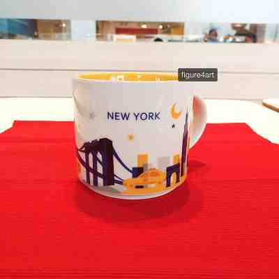 414ml New York Starbucks You Are Here Collection Coffee Mug Cup + *Free* Coaster - Sold on eBay Nov, 2nd 2019 for $21.99