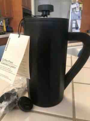 Starbucks Stainless Steel Coffee Press W Soft Touch Handle - Matte Black, 8 Cup - Sold on eBay Nov, 2nd 2019 for $35.00