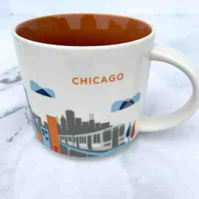 Starbucks YOU ARE HERE Collector Series 2014 Chicago Coffee Mug Cup - Sold on eBay Nov, 2nd 2019 for $16.35