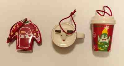 Starbucks 2017 Japan Christmas ornaments - set of 3 - NEW - US Seller - Sold on eBay Nov, 2nd 2019 for $65.00