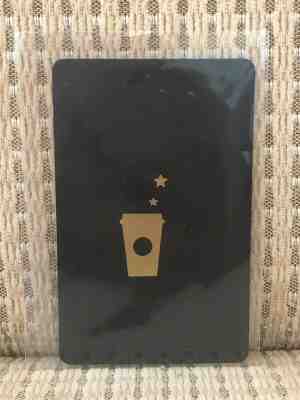 Starbucks Gift Card *EXTREMELY RARE Uncirculated Black Gold Card - Sold on eBay Nov, 1st 2019 for $100.00