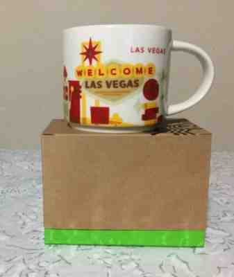 NIB Starbucks LAS VEGAS “YOU ARE HERE Collection” Coffee MUG 14 fl oz RETIRED - Sold on eBay Nov, 1st 2019 for $27.95