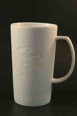 2015 Starbucks "G" Grande Embossed Siren Mug eggshell white finish - Sold on eBay Nov, 1st 2019 for $19.33