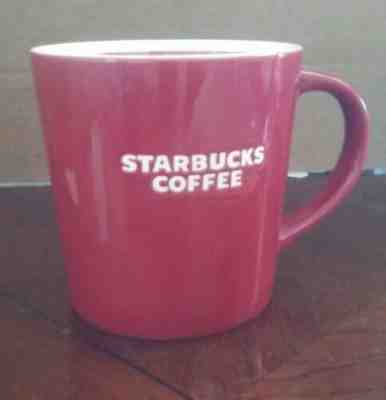 Starbucks 2010 16 oz Red White Coffee Mug Cup New Bone China - Sold on eBay Nov, 1st 2019 for $19.99