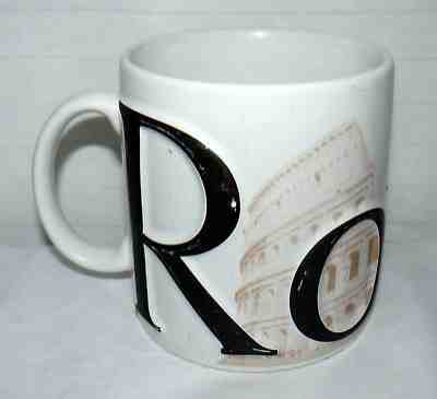 STARBUCKS BARISTA 2002 16 OZ ROMA ITALIAN EDITION COLLECTOR SERIES MUG - Sold on eBay Nov, 1st 2019 for $23.21