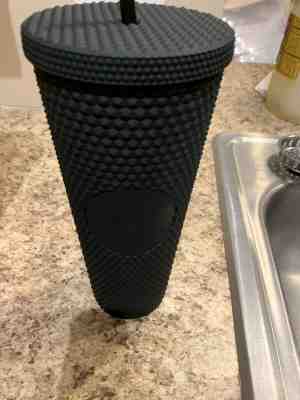 Starbucks Matte Black Studded Tumbler Cup 24oz. 2019 LIMITED EDITION - Sold on eBay Nov, 1st 2019 for $51.00