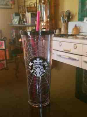 NEW Fall 2019 Starbucks Halloween Glitter Spiderweb Tumbler SOLD OUT!! - Sold on eBay Nov, 1st 2019 for $35.00