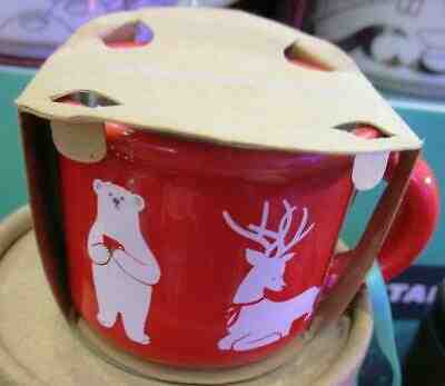 2019 Starbucks Cofee Christmas Holiday ornament red mug DEER FOX Philippines - Sold on eBay Nov, 1st 2019 for $22.99