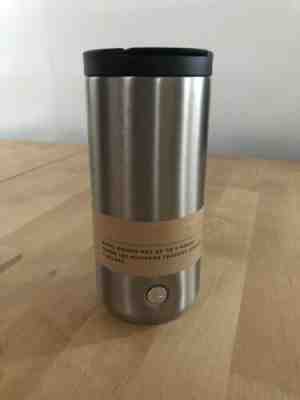 Starbucks Vacuum Insulated Flip-Top Silver Stainless Steel Tumbler 12oz NEW - Sold on eBay Nov, 1st 2019 for $22.50