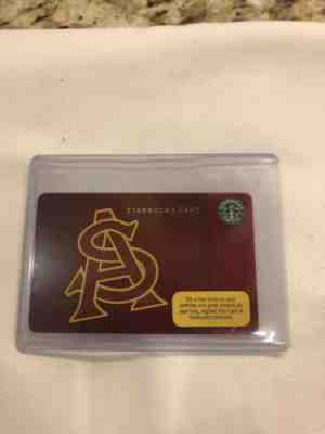 Starbucks Arizona State University Sun Devils Gift Card New with No $ Value UW - Sold on eBay Nov, 1st 2019 for $16.99