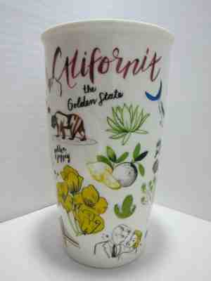 Starbucks California The Golden State 10 oz Ceramic Tumbler w Lid 2016 Mug/ Cup - Sold on eBay Nov, 1st 2019 for $23.95