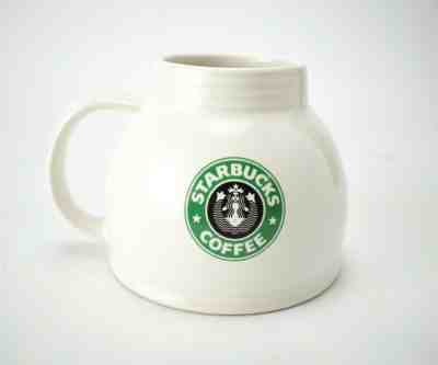 Starbucks Mug RARE White Green Full Mermaid Split Tail Logo Unique Logo Mug - Sold on eBay Nov, 1st 2019 for $15.99