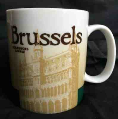 Starbucks City Mug 16 oz Brussels Series 2015 Belgium NWT Flaw - Sold on eBay Nov, 1st 2019 for $32.76
