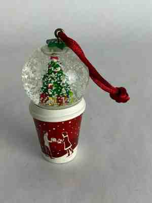Rare Starbucks 2006 Holiday Snow Globe Ornament Red To Go Cup Christmas Tree - Sold on eBay Nov, 1st 2019 for $19.50