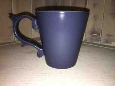  Starbucks Teavana Rococo Scroll Handle TAZO Tea Coffee Mug Slate Blue 2013 - Sold on eBay Nov, 1st 2019 for $24.99