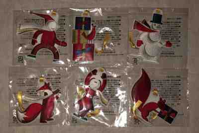 Starbucks 2012 Japan felt novelty ornaments~set  of 6  - RARE!! US seller - Sold on eBay Oct, 31st 2019 for $90.00