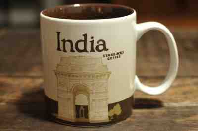 16 oz Starbucks Coffee Mug INDIA Global Icon City Collector Series Mug Cricket - Sold on eBay Oct, 31st 2019 for $21.99