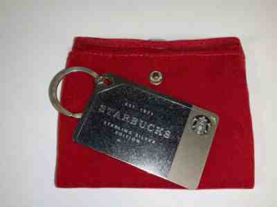 2014 Limited Edition Starbucks Steriling Silver Keychain Gift Card  - Sold on eBay Oct, 31st 2019 for $83.00