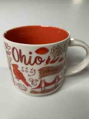 Starbucks You Are Here Collection OHIO mug cup orange football guitar - Sold on eBay Oct, 31st 2019 for $21.21