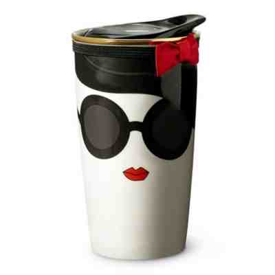 2014 Starbucks Alice Olivia Stace Face 12 oz Double Wall Tumbler Travel Mug NEW - Sold on eBay Oct, 31st 2019 for $100.00
