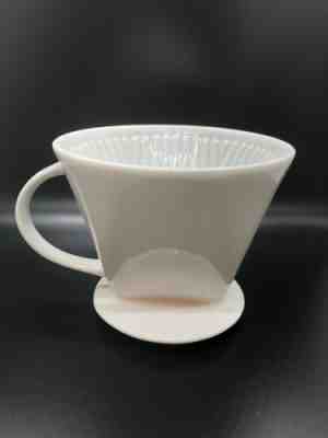 Starbucks Coffee White Brew Cup Pour Over Drip Cone Filter Holder - Sold on eBay Oct, 31st 2019 for $19.99