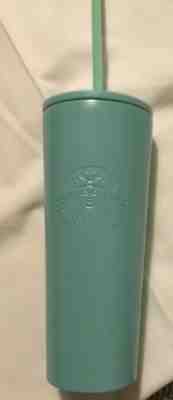 2019 Starbucks Tiffany Blue Stainless Steel 16 oz Tumbler - Sold on eBay Oct, 31st 2019 for $34.00