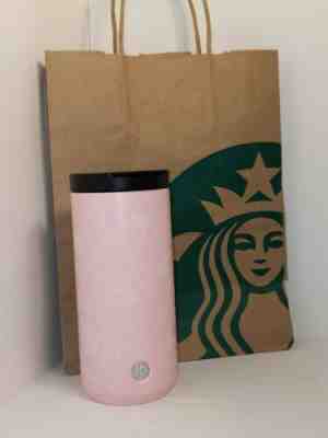 2018 Starbucks Pink Floral Stainless Steel Vacuum Sealed Tumbler 12oz - Sold on eBay Oct, 31st 2019 for $35.00