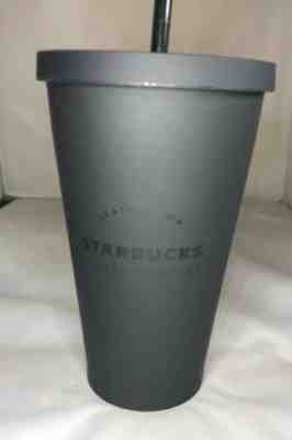 Starbucks Matte Black Tumbler Cold Cup 16oz Grande 2017 - Sold on eBay Oct, 31st 2019 for $15.99