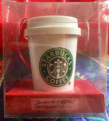 New Starbucks Coffee 1999 Ornament Collection To Go Cup Plastic 1999 NIB - Sold on eBay Oct, 31st 2019 for $19.99