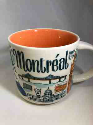 NEW! - STARBUCKS COFFEE Been There Series 14oz Mug MONTREAL Cup NIB & w /SKU  - Sold on eBay Oct, 31st 2019 for $22.95