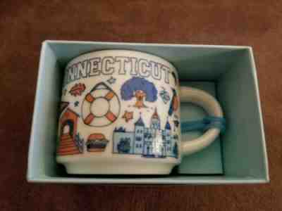 STARBUCKS COFFEE CONNECTICUT BEEN THERE 2-OZ MINI MUG ORNAMENT - NEW - Sold on eBay Oct, 31st 2019 for $20.00