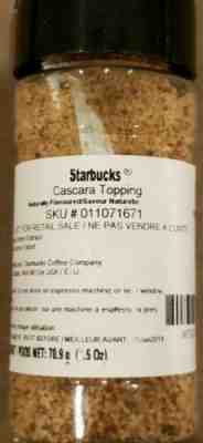 Rare Fresh Starbucks Cascara Toppings (2.5 oz) - Sold on eBay Oct, 31st 2019 for $24.00