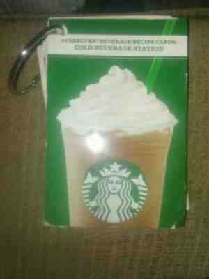 Starbucks Beverage Recipe Cards: Expresso Bar - Sold on eBay Oct, 31st 2019 for $40.00