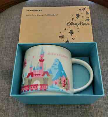 Disneyland Starbucks Coffee Mug You Are Here Collection Disney Parks YAH 1st NEW - Sold on eBay Oct, 31st 2019 for $74.95