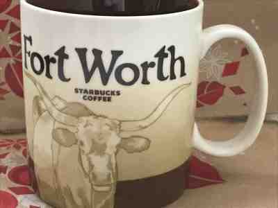 NEW Starbucks FORTH WORTH Texas  Icon 16 oz mug RARE! DISCONTINUED! - Sold on eBay Oct, 31st 2019 for $399.99