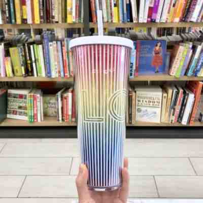Starbucks Rainbow Striped Pride LOVE 24oz Venti Tumbler NEW - Sold on eBay Oct, 31st 2019 for $29.99