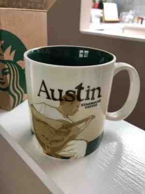 Starbucks Austin Global Icon Collector's Series Guitarist Coffee Cup Mug 2011 - Sold on eBay Oct, 30th 2019 for $35.00