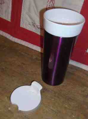 Starbucks Purple Hybrid Tumbler Stainless Steel And Ceramic  - Sold on eBay Oct, 30th 2019 for $35.00